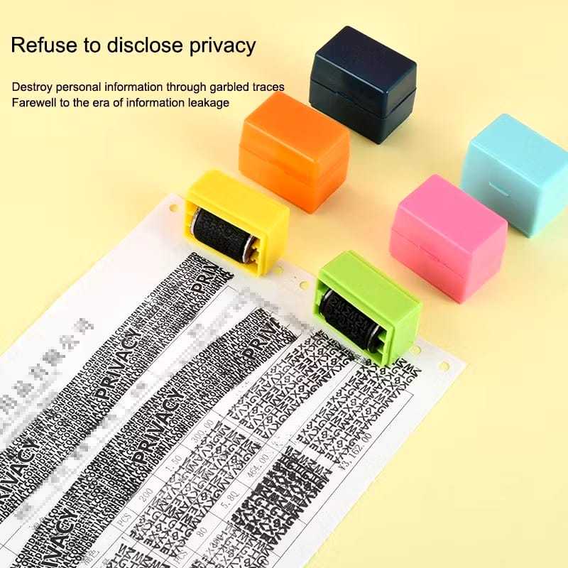 

AB159 Stamp Roller Alat Penghapus Alamat Resi Alat Pelindung Data Roller Penghapus Privasi Stempel Pelindung Privasi Penutup Data