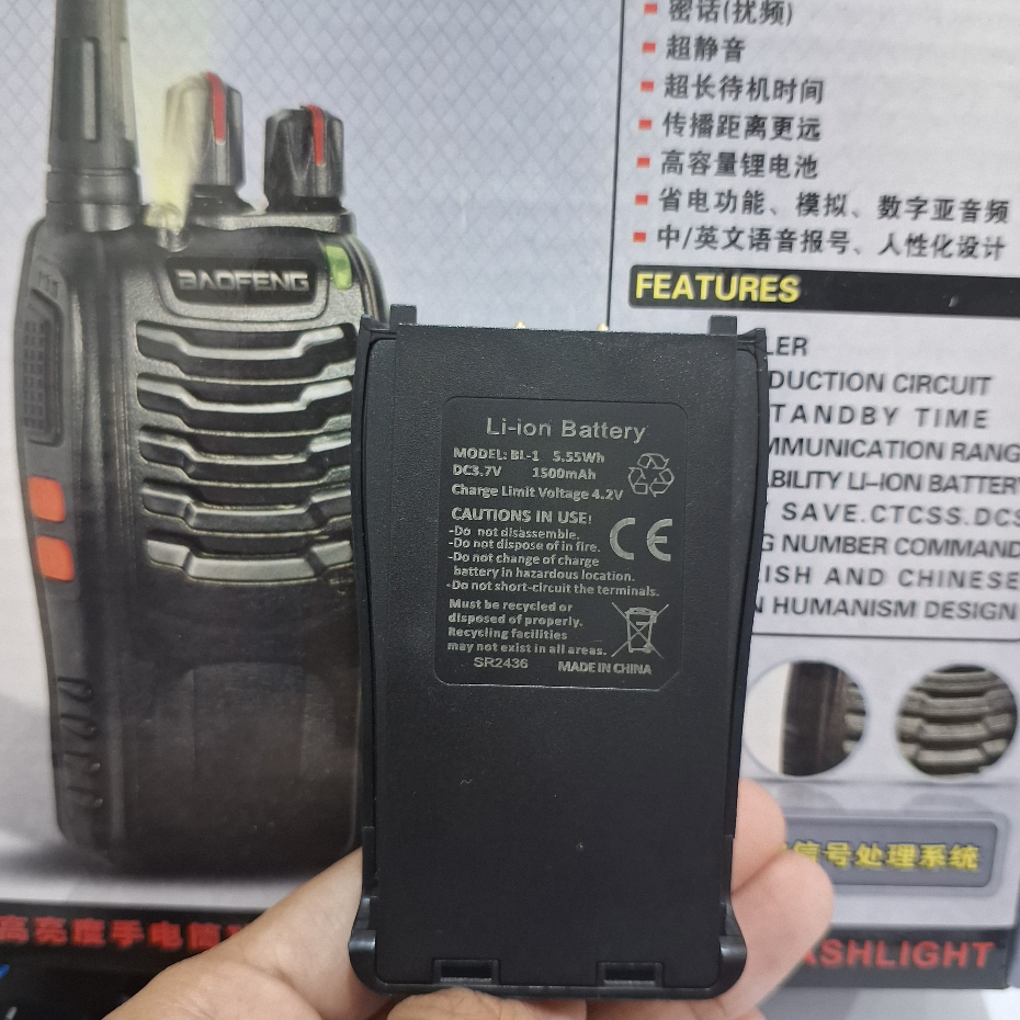 Battery HT 888 S original Battery Ht Baofeng 888s MURAH