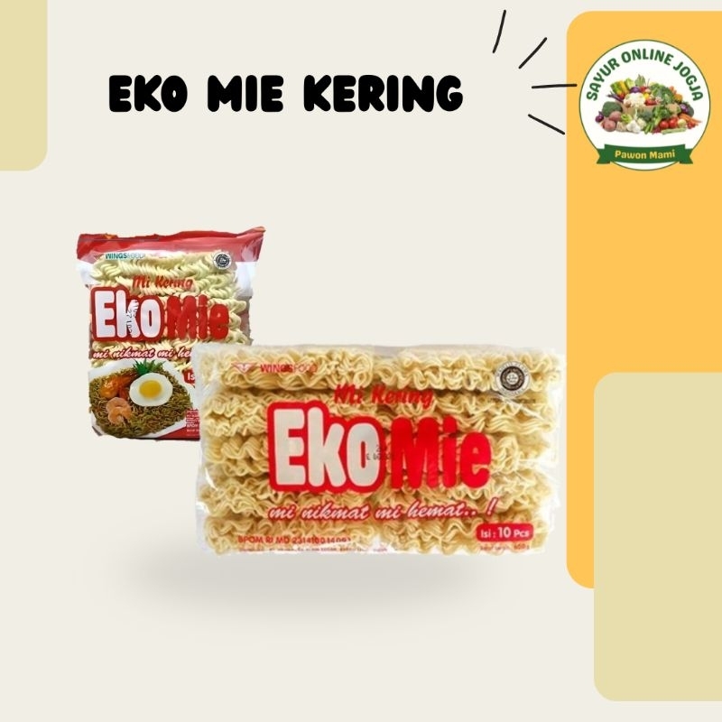 

Eko mie kering 100g - PAWON MAMI SAYUR ONLINE JOGJA