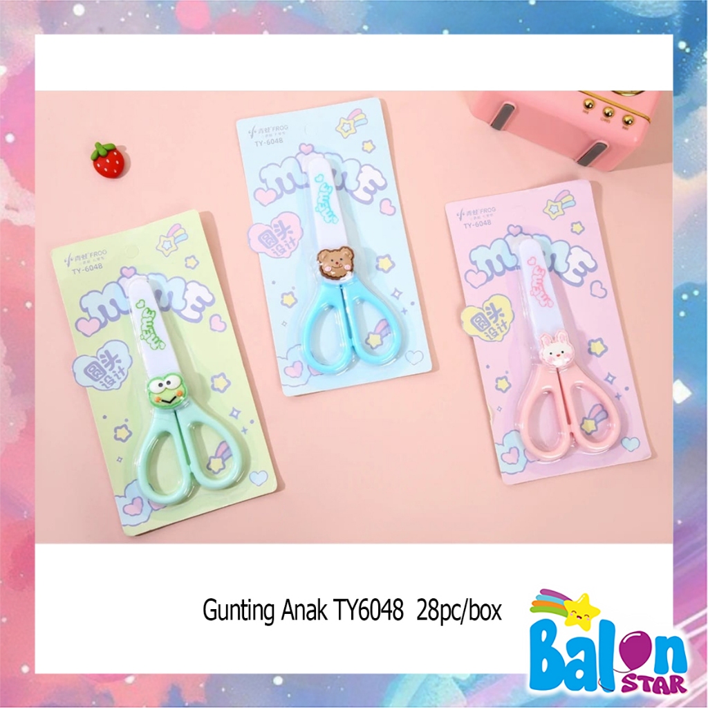 

(1Pcs) Gunting Kertas Anak Fancy, gunting kertas, gunting plastik, gunting