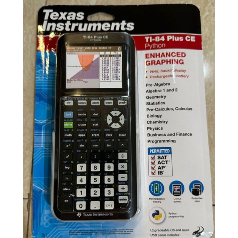 

Texas Instruments TI-84 Plus CE Graphing Calculator Kuliah Sekolah