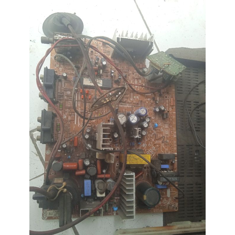mesin tv tabung slim LG 29inc pearlblack