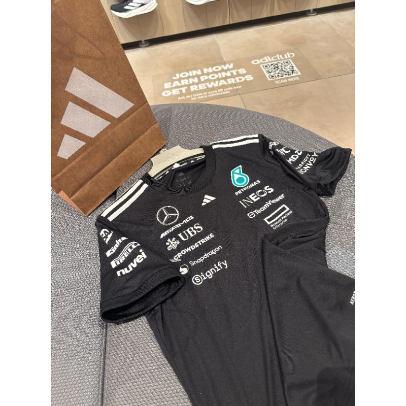 [OFFICIAL MALAY] JERSEY ADIDAS MERCEDES AMG Petronas Formula ONE TEAM DRIVER Aeroready [OPEN PO 13-1