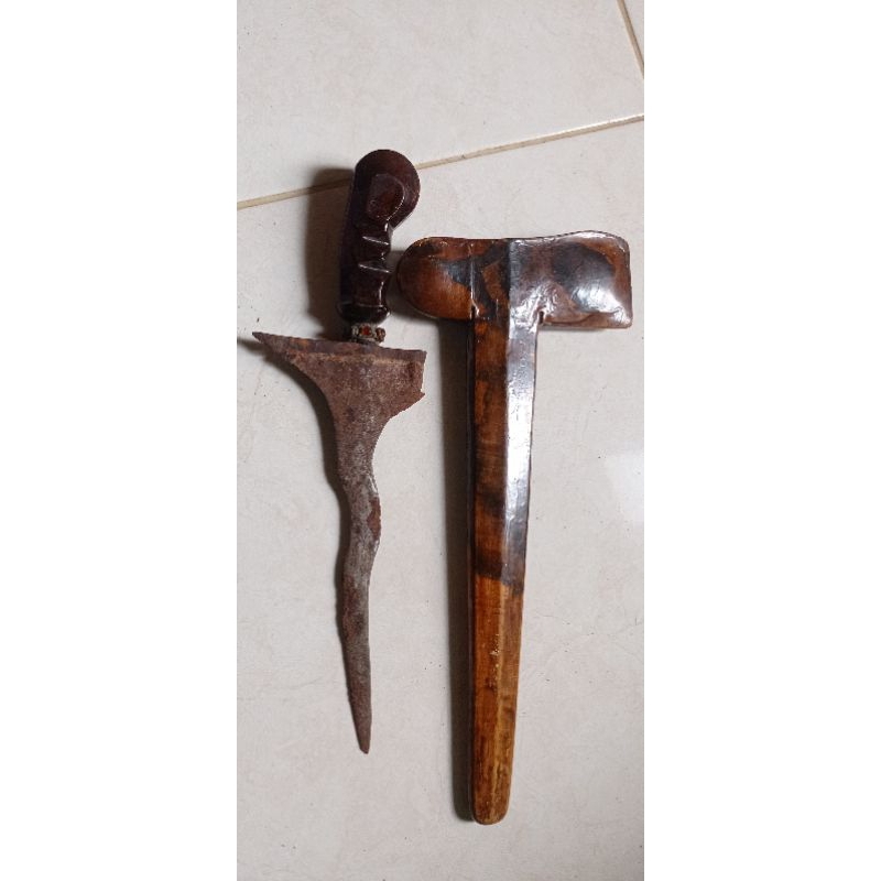keris Bali kuno kecil panjang bilah 17cm