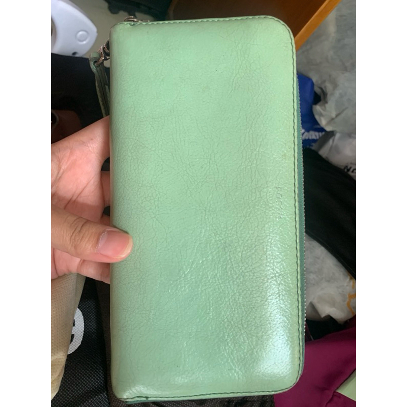 Fossil Original Wallet (Preloved) - Mint Green