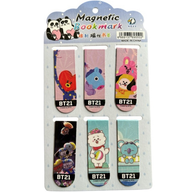 

(Pembatas Buku) Pembatas Buku Magnetic 6 Cm (6 Pcs)