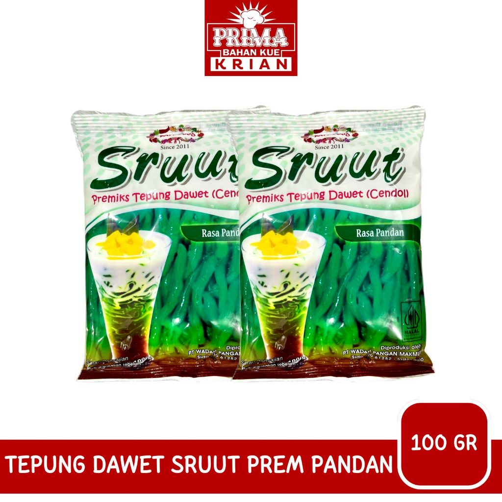 

TEPUNG DAWET SRUUT PREM PANDAN 100GR