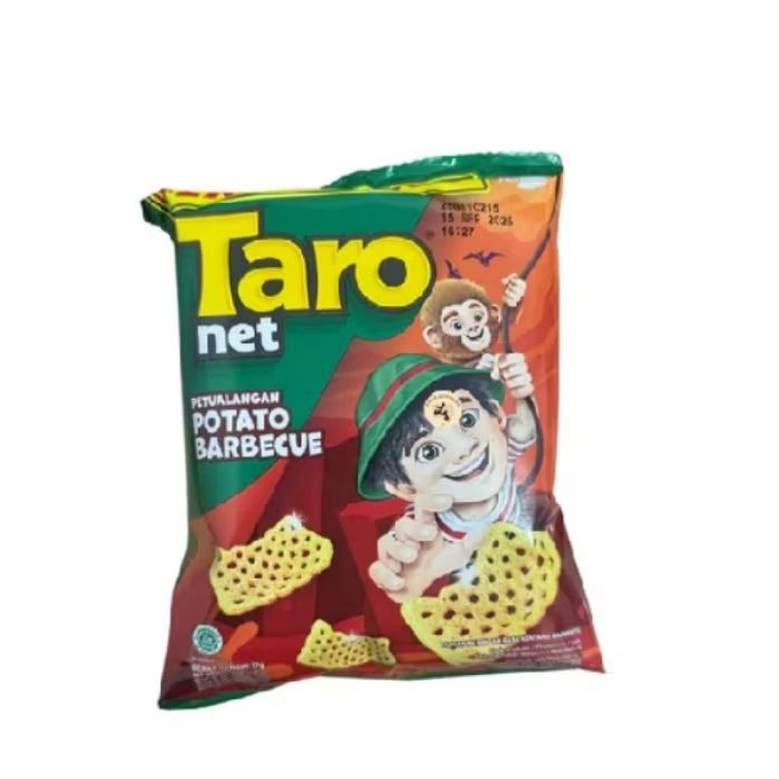 

TARO NET POTATO BBQ 2000 17GR 1 PCS | SNACK TARO CHIKI POTATO BBQ