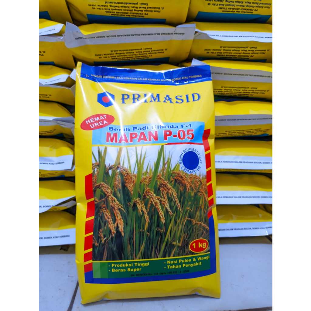 BENIH BIBIT PADI MAPAN 05 100% ORIGINAL PRIMASID.