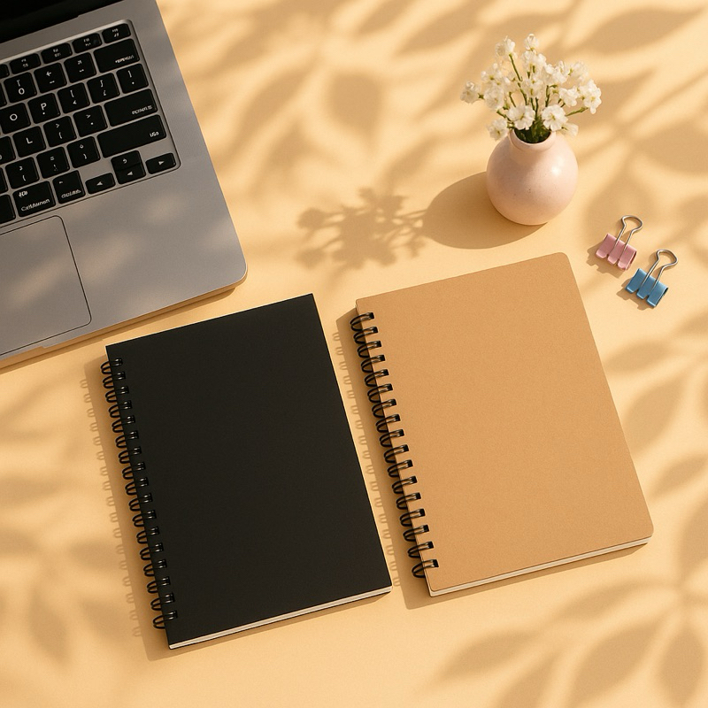 

Buku Tulis /Buku Catatan / Agenda Kerja/ Jurnal / Notebook a5 / Diary / Journal Kraft / Vintage A5 Ruled Grid Dotted Polos Garis Kotak Titik