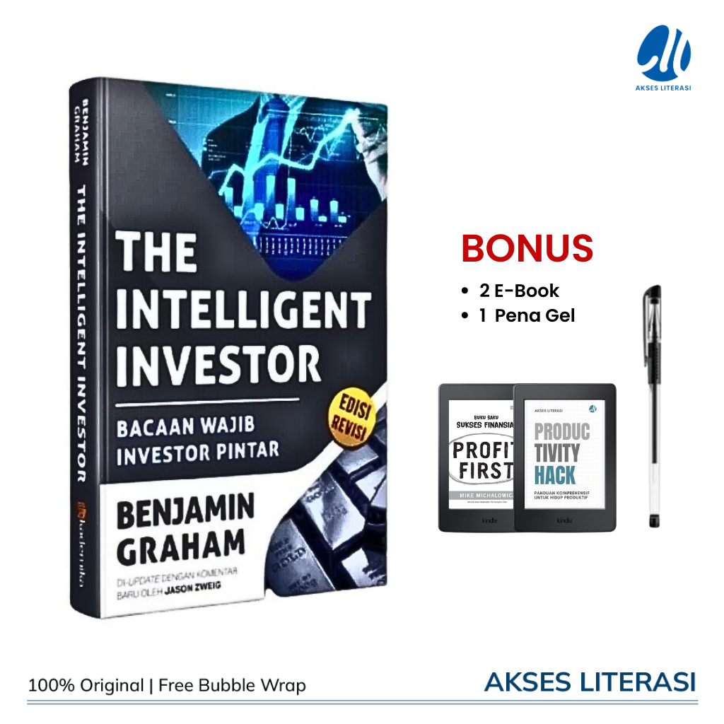 [HARD COVER] The Intelligent Investor - Terjemah Bahasa Indonesia - Benjamin Graham [SPESIAL BONUS]