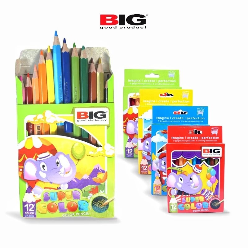 

Pensil Warna Pencil Colored Set Lengkap 12 Pendek Premium