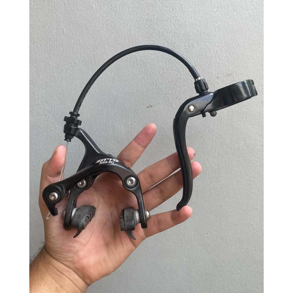 Brakeset front Ztto, brakelever alhonga clamp oversize