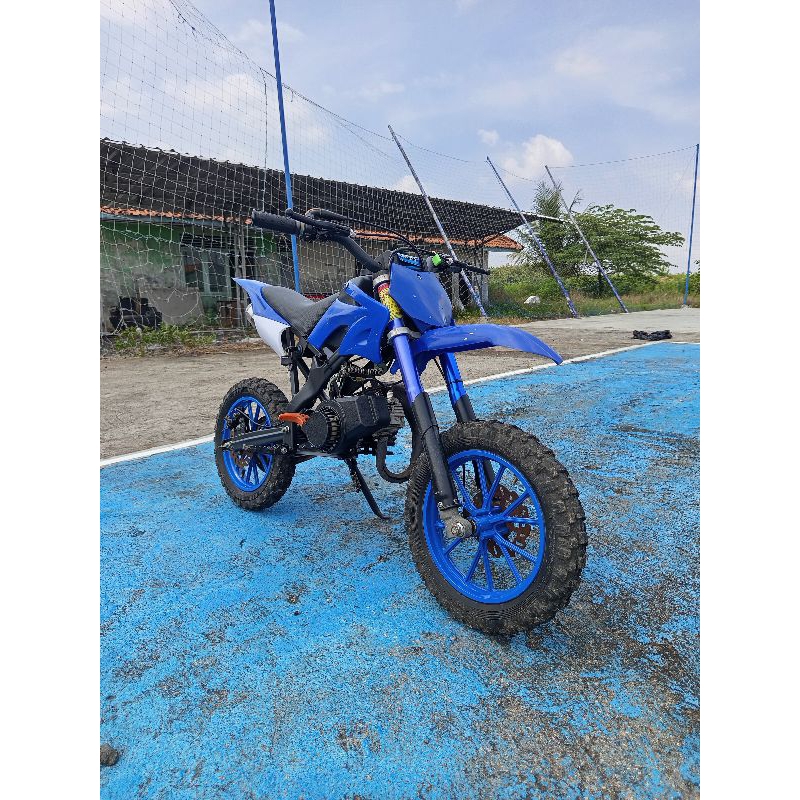 Motor Mini Trail LENKA MC69 Trail Mini 50cc 2T Mesin Tarik