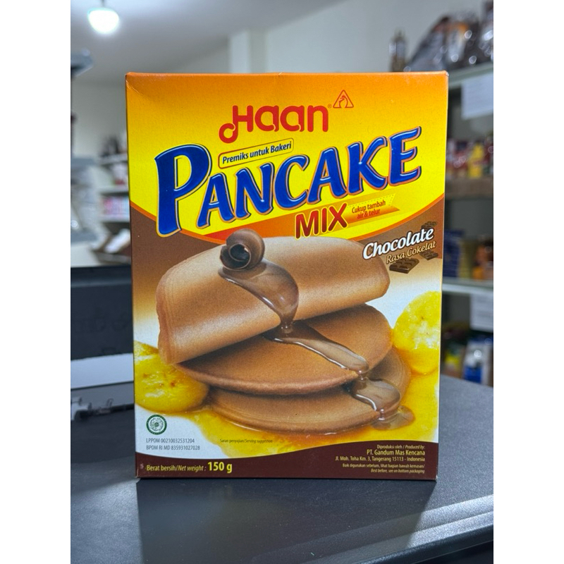 

Haan Pancake Chocolate / rasa coklat 150gr