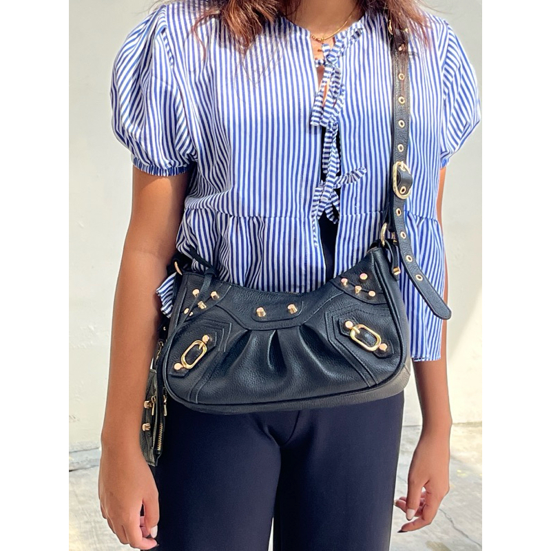 pl tas hitam kulit like new