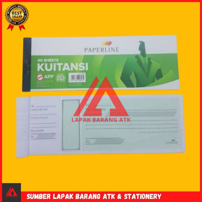 

Buku Kwitansi 40 T ukuran Sedang 1 pak isi 10 pcs