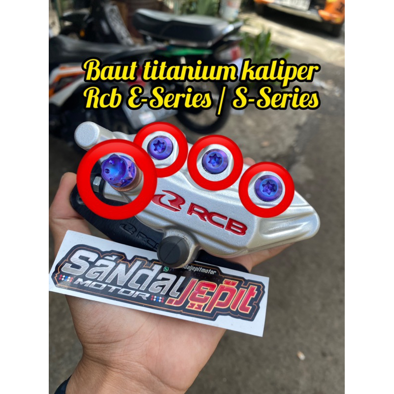 BAUT TITANIUM KALIPER RCB S-SERIES E-SERIES 2 PISTON BAUT TITANIUM KALIPER RCB 2 PISTON BAUT TITANIU