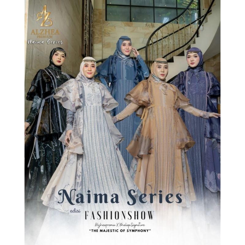 gamis dress naima raneta by alzhea premium amanda series ori