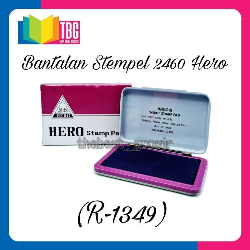 

1 PCS BANTALAN STEMPEL KECIL 2460 HERO (R-1349) / STAMP PAD HERO / BAK TINTA STAMPEL