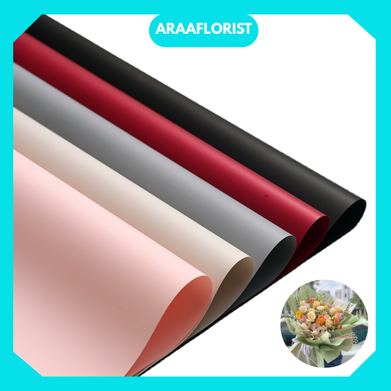 

KB08 Kertas Buket Bunga Full Color Cellophane Solid Bungkus Bunga Flower Wrapping Paper