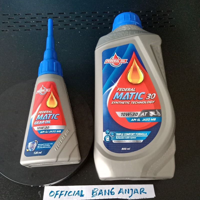 Paket oli mesin federal matic 30 dan oli gardan federal ORIGINAL