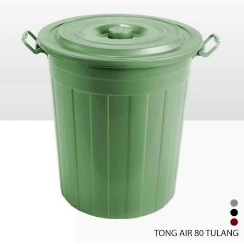 Ember 80 Liter/Ember Tutup 80 Liter/Ember Plastik Besar 80 Liter/Tong Air 80 Liter
