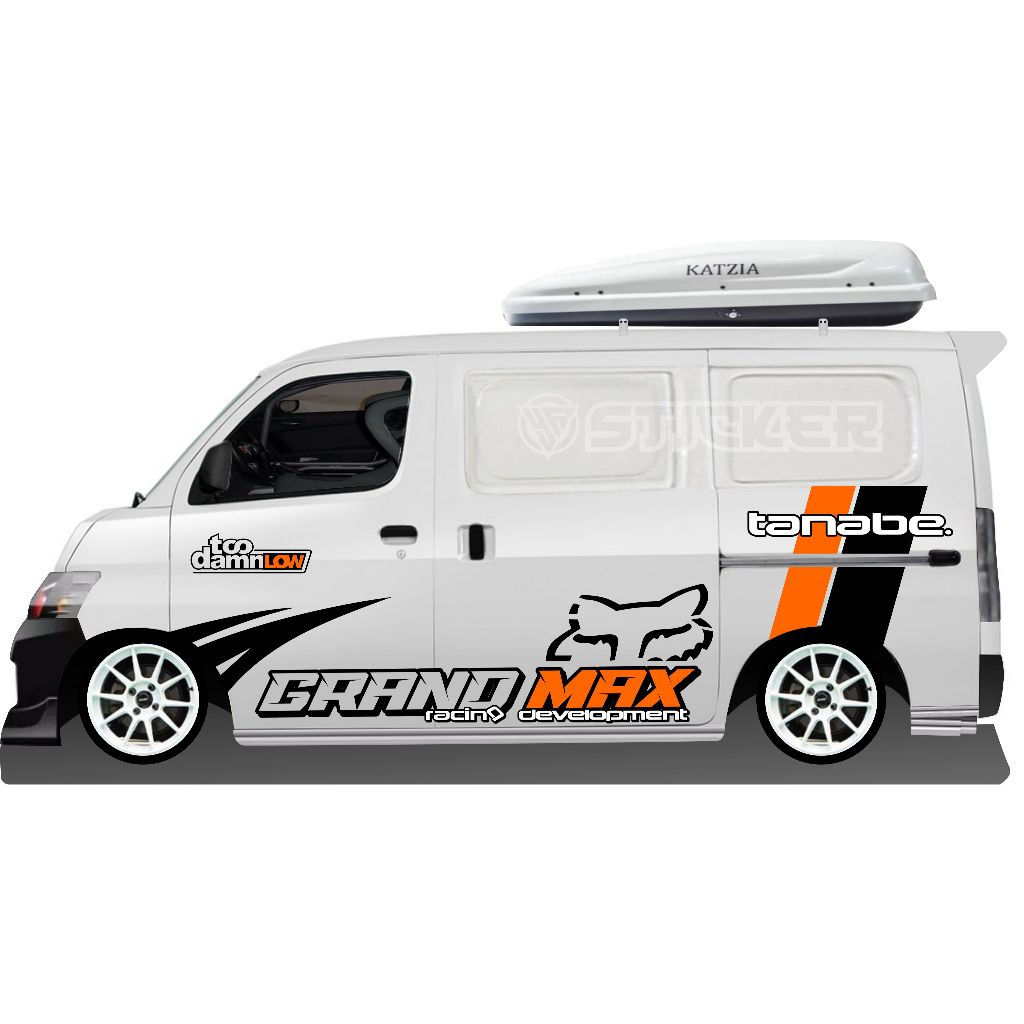 CUTTING STICKER TERBARU FOX MOBIL GRANDMAX BLINVAN GRANMAX MINI BUS AVP LUXIO SERENA DLL