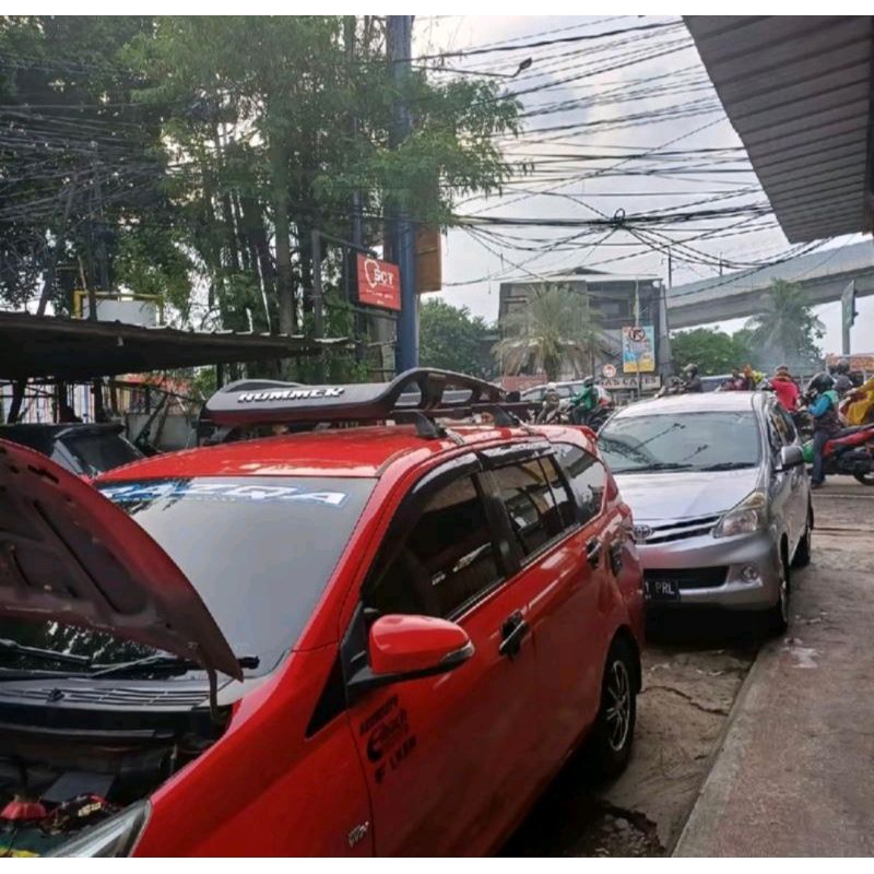 Roof rack bagasi atas mobil cayla sigra