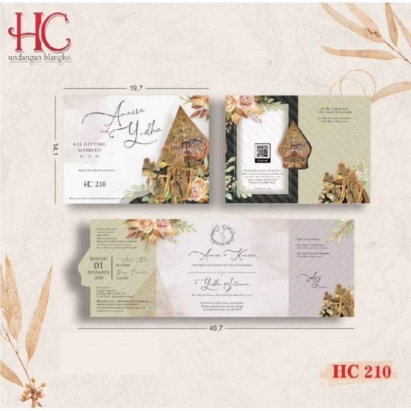 BLANGKO UNDANGAN HC 210