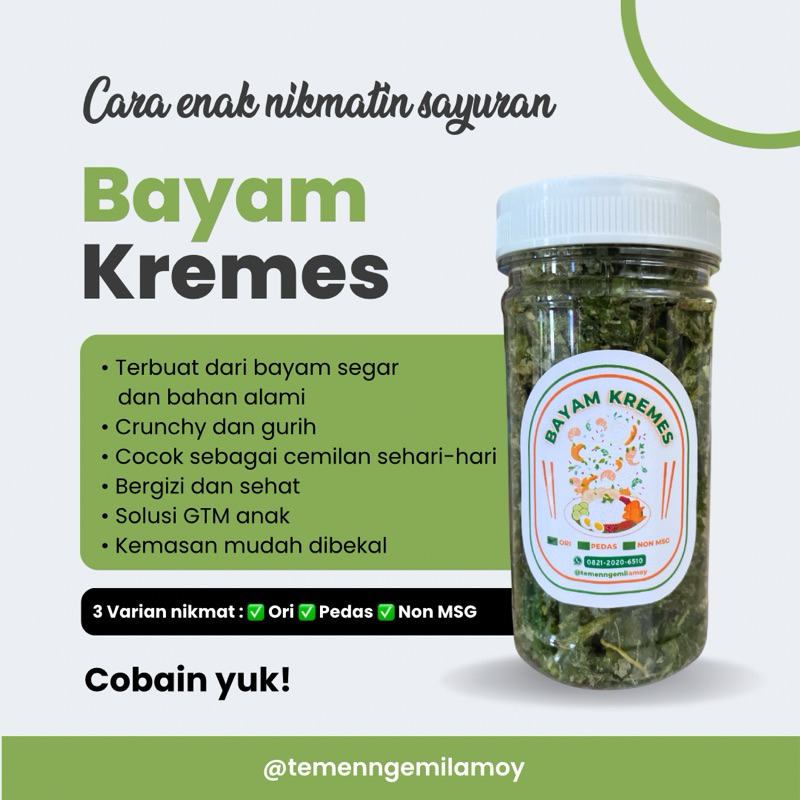 

Bayam Kremes