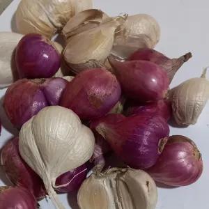 

paket campur bawang merah + bawang putih kating 250 g