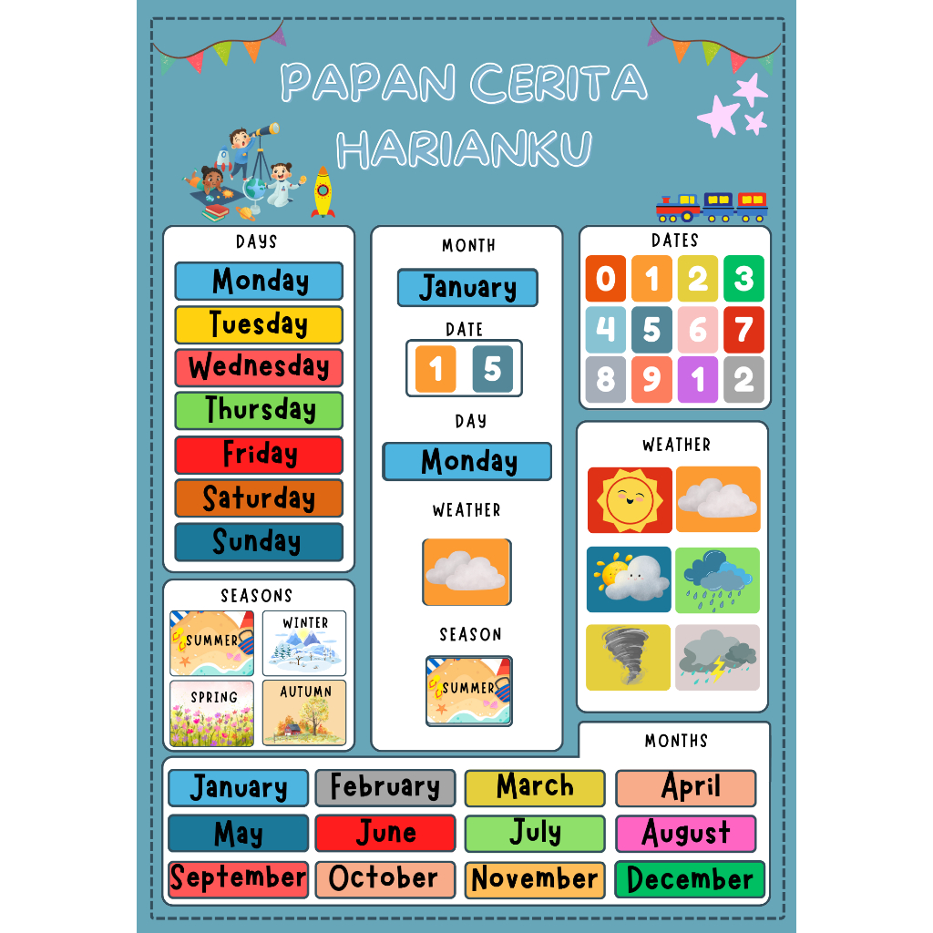 

Kalender Montessori Anak Laminasi