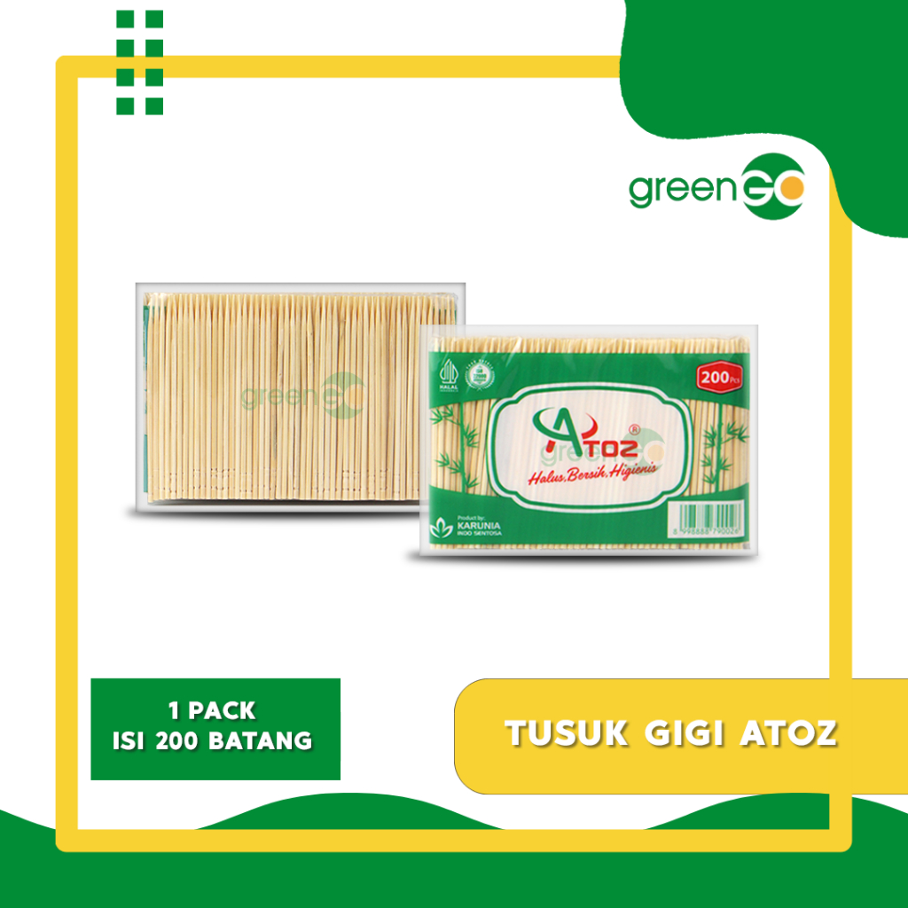 TUSUK GIGI BAMBU TUSUK GIGI HALUS TUSUK GIGI KECIL TUSUK GIGI PREMIUM TUSUK GIGI  ATOZ