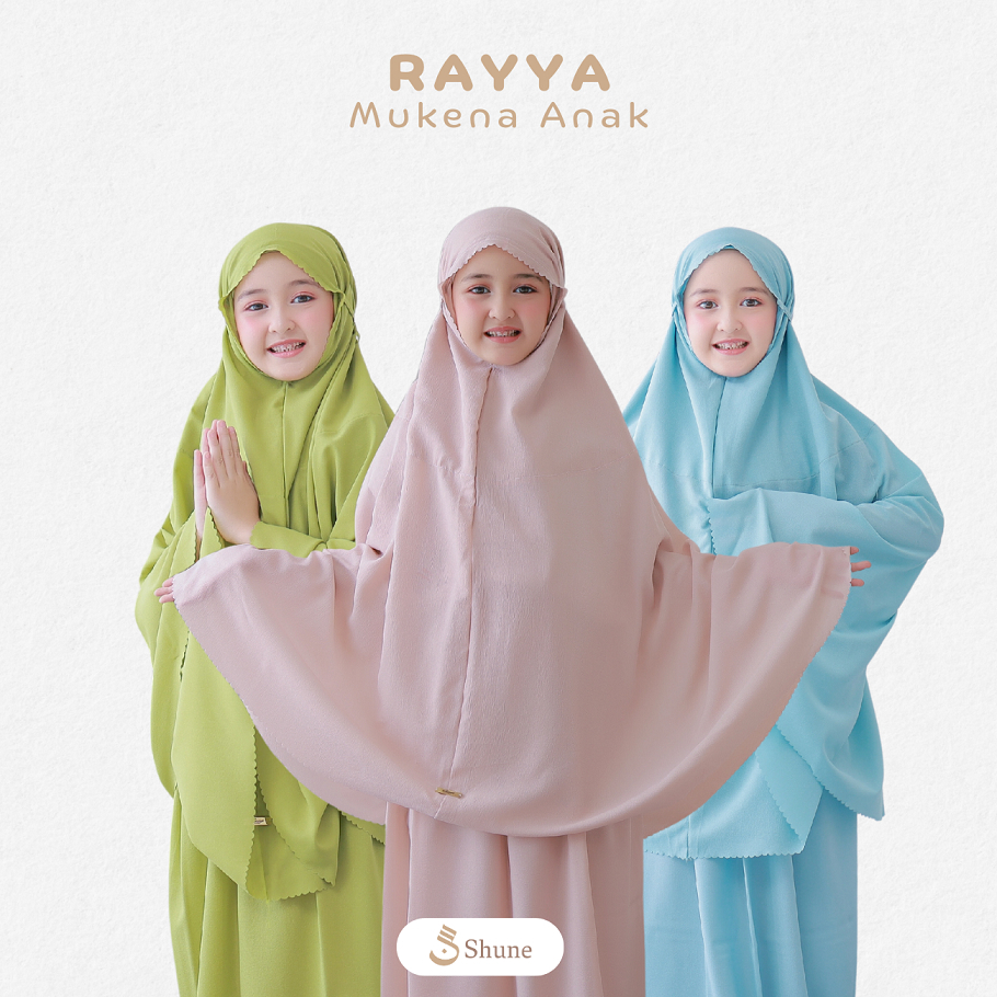 Shune - Mukena Lebaran Anak Luxury Crepe - Rayya