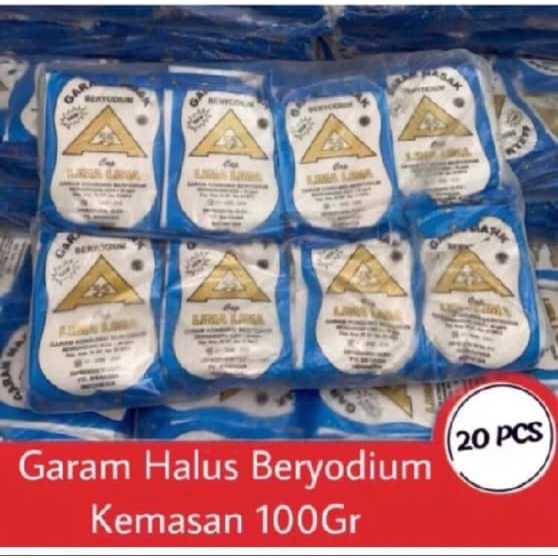 

PROMOO 20 Pcs Garam Masak/Garam Dapur/Garam beryodium 100gr