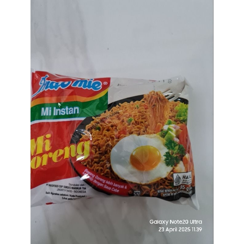 

Indomie goreng 85 gr