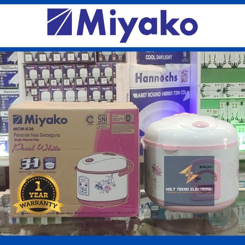 Magic Com Miyako 1,8 Liter MCM-638 / Penanak Nasi Miyako MCM 638