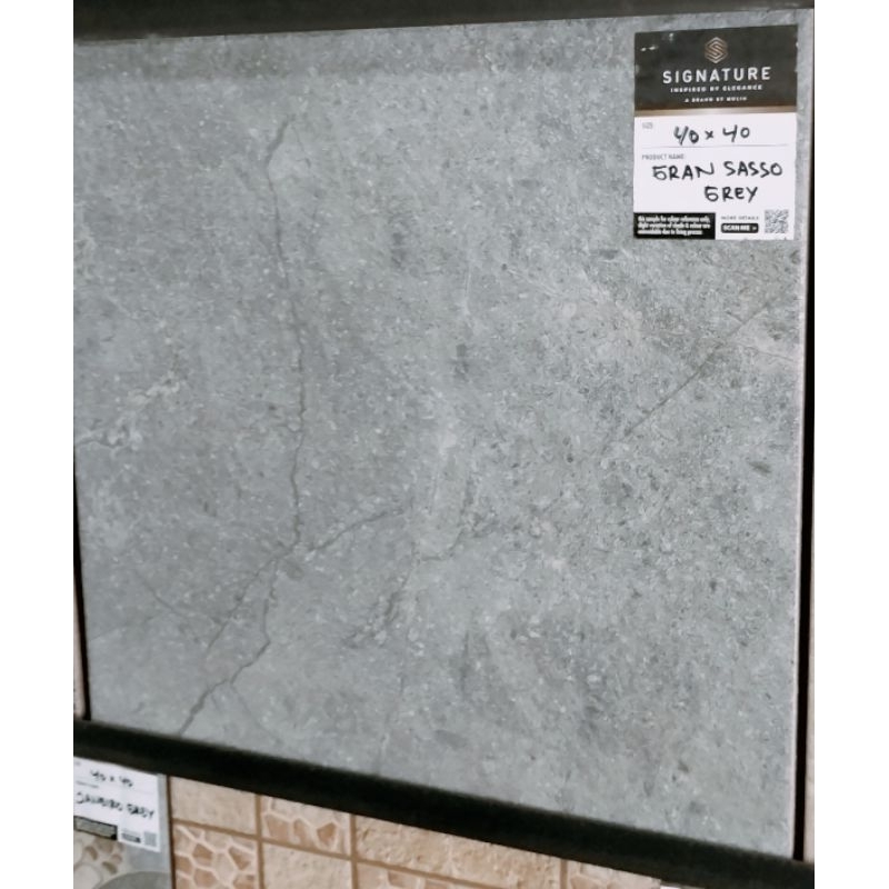 keramik 40x40 grey matt