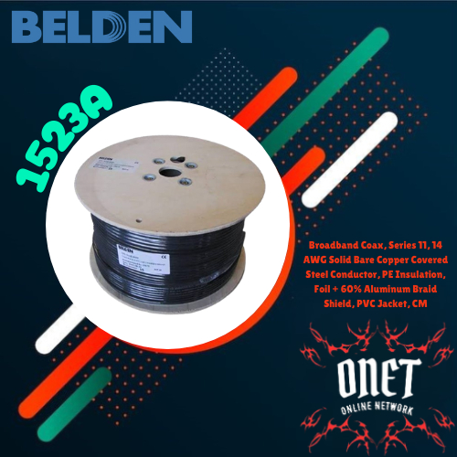 Belden 1523A Kabel Coaxial RG11, 14 AWG 75 Ohm