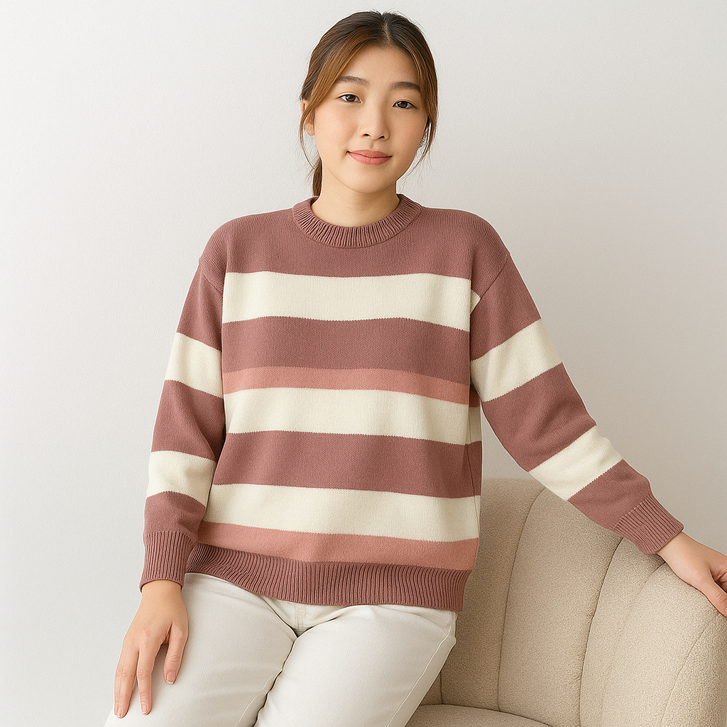 SWEATER/ATASAN RAJUT WANITA JUMBO TERLARIS LENGAN PANJANG PREMIUM