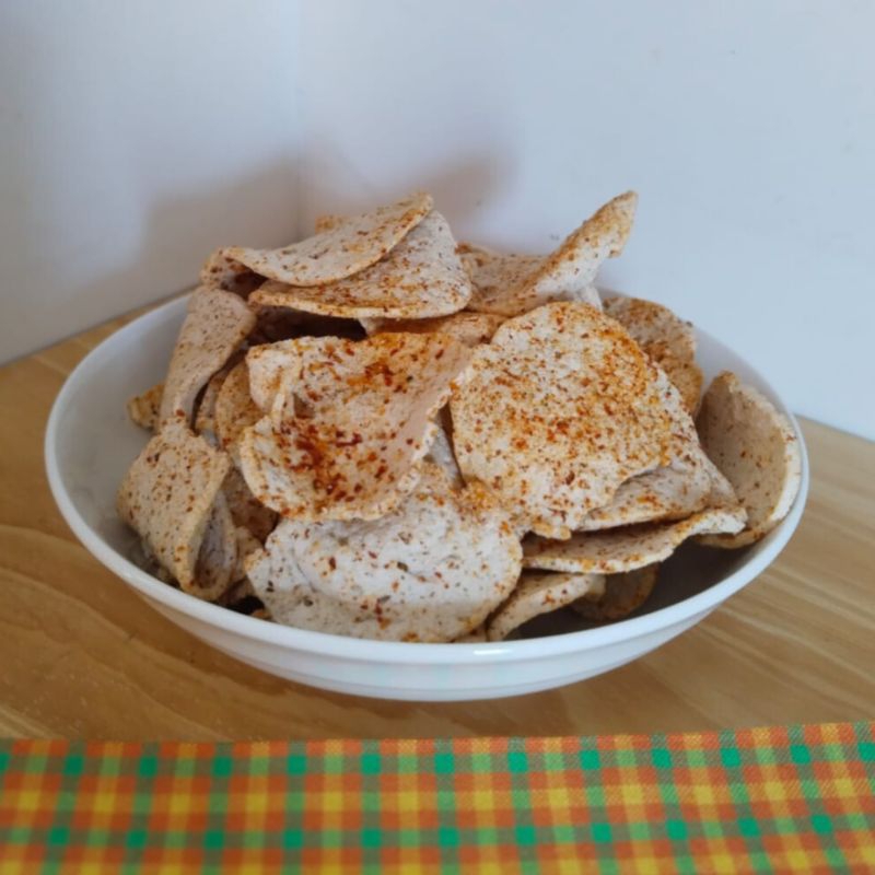 

Basreng Koin Asin Pedas Daun Jeruk 500 gram