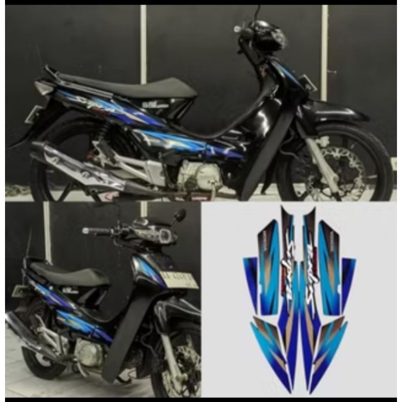 Striping sticker honda supra lama 1998