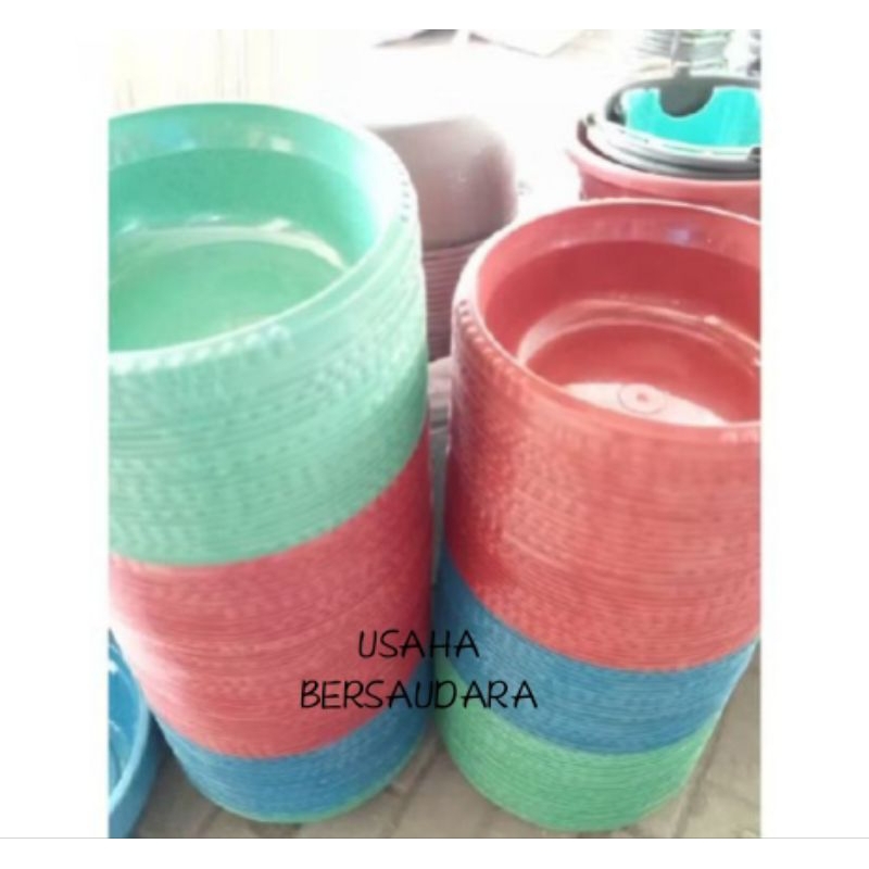 BASKOM PLASTIK 3PCS /BASKOM PLASTIK DIAMETER 30 CM/ BASKOM PLASTIK BESAR/ BASKOM PLASTIK SERBAGUNA/ 