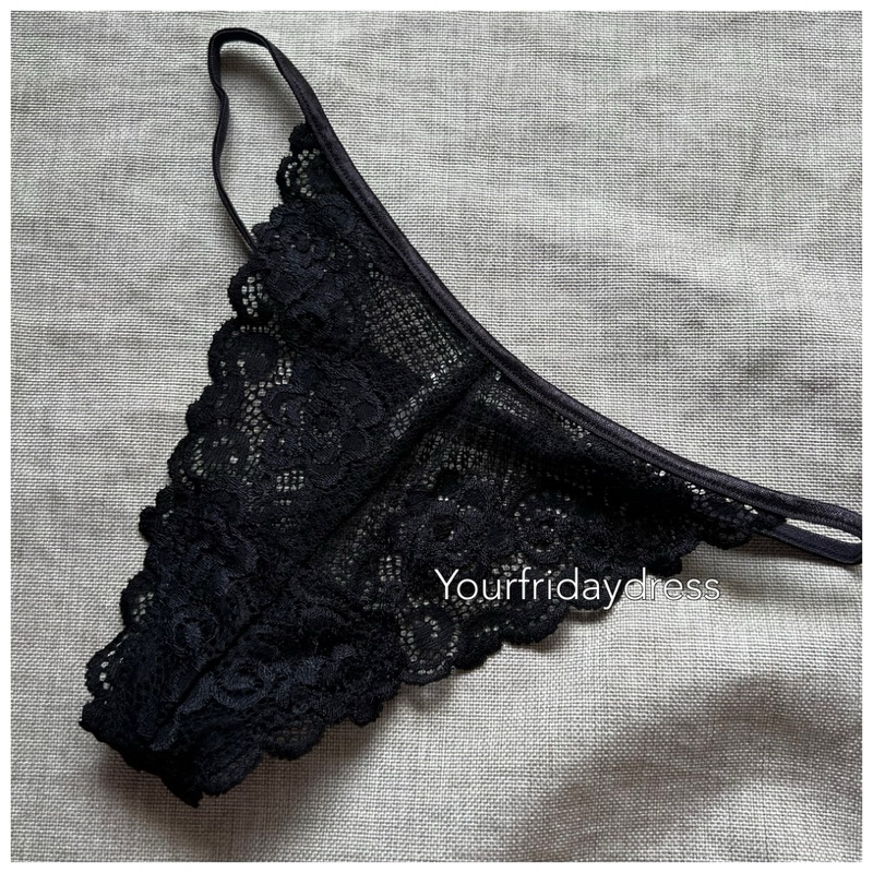 SALE Lace Trim V String Panty thong Gstring VS panties cd celana dalam slempak sisa export original 