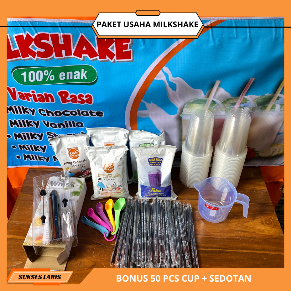 

BUBUK MINUMAN PAKET LENGKAP FRANCHISE | PAKET USAHA MINUMAN KEKINIAN | BAHAN BAKU USAHA MINUMAN
