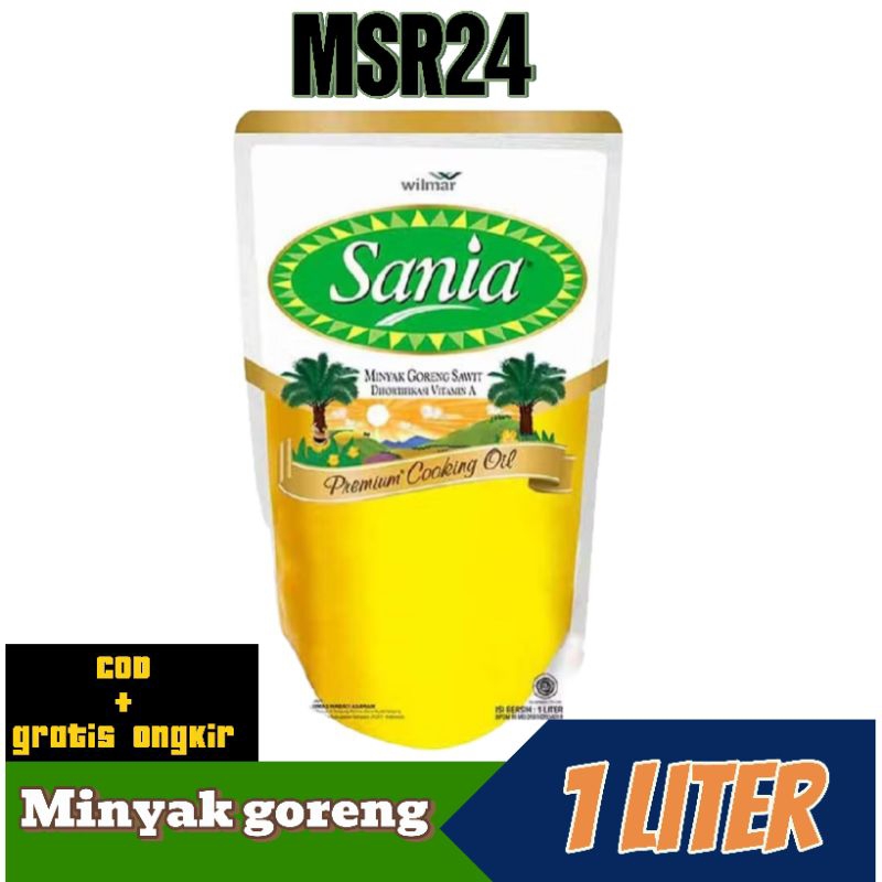 

MSR-Sania Minyak Goreng Sawit Premium Cooking 1 Liter