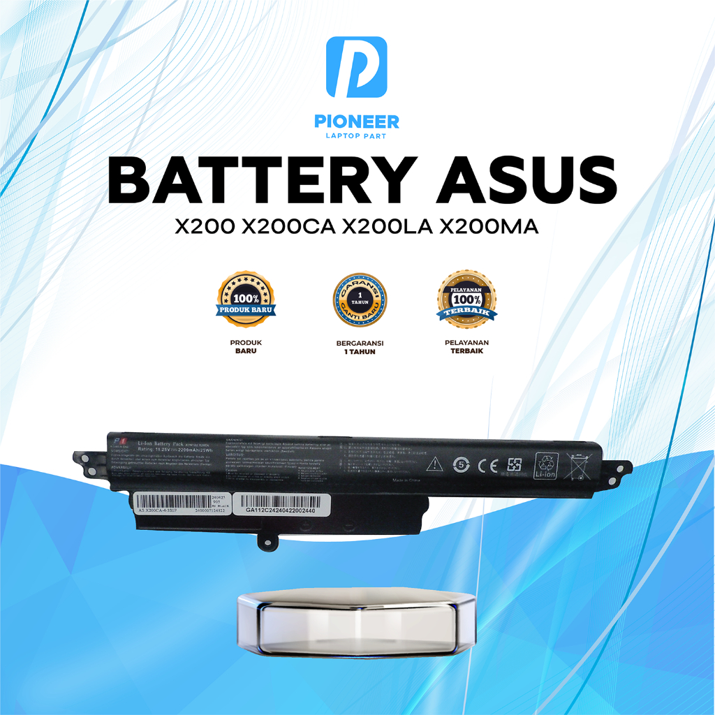 Baterai Asus X200 X200CA X200MA