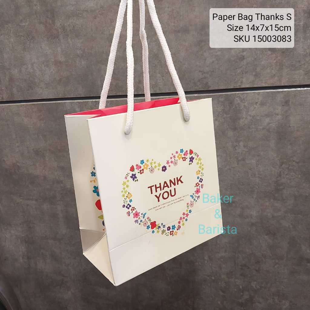 

Paper Bag Thank You S / Mini Paper Bag For Gift Candy Permen Ulang Tahun / Gift Box Aesthetic / Paper Bag cantik