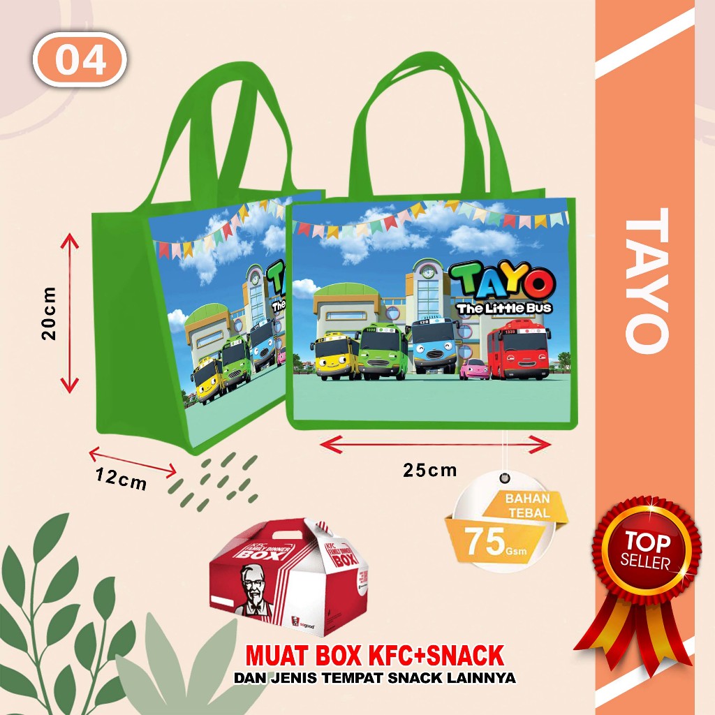 

Tas Ultah TAYO 04 Goodie Bag Souvenir Ulang Tahun